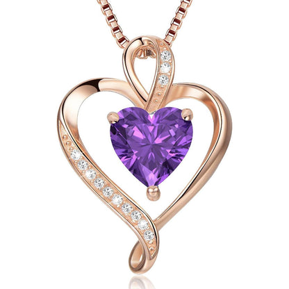 Silber Herz Halskette Damen 925 Sterling Silber Geschenk