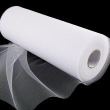 30cm x 91.5m Tüllstoff Rolle Weiß Polyester Hochzeitsdeko