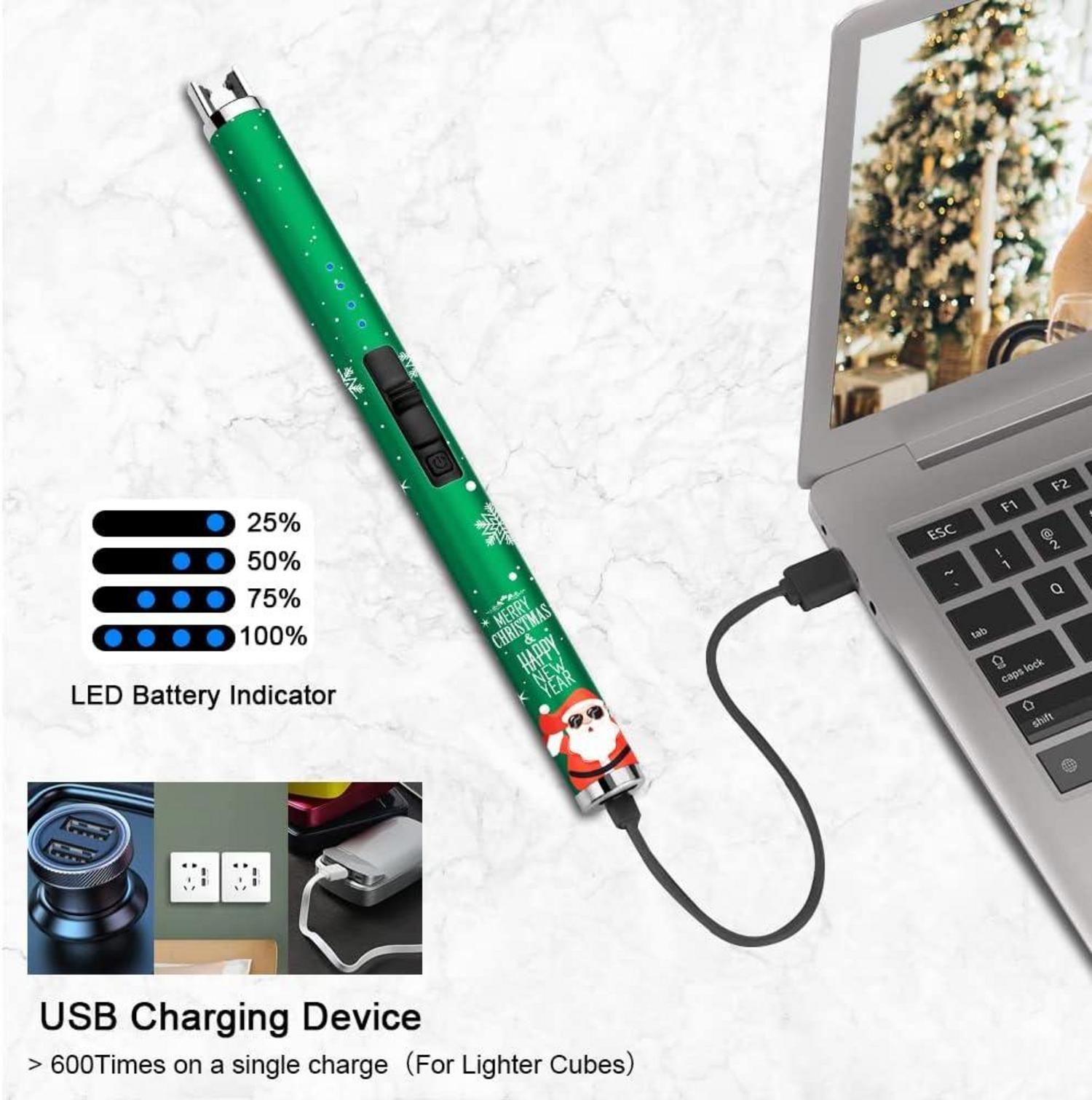 Elektrisches USB-Feuerzeug USB-Feuerzeug mit LED-Batterieanzeige