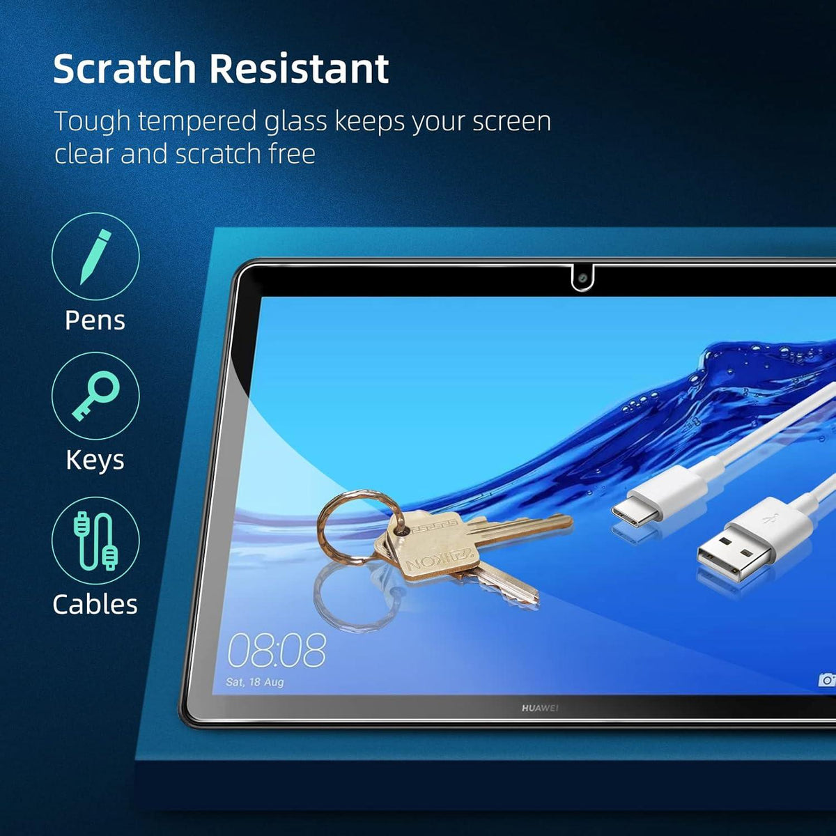 Schutzfolie Huawei MediaPad T5 10,1 Zoll Panzer Glas Displayschutz 9H