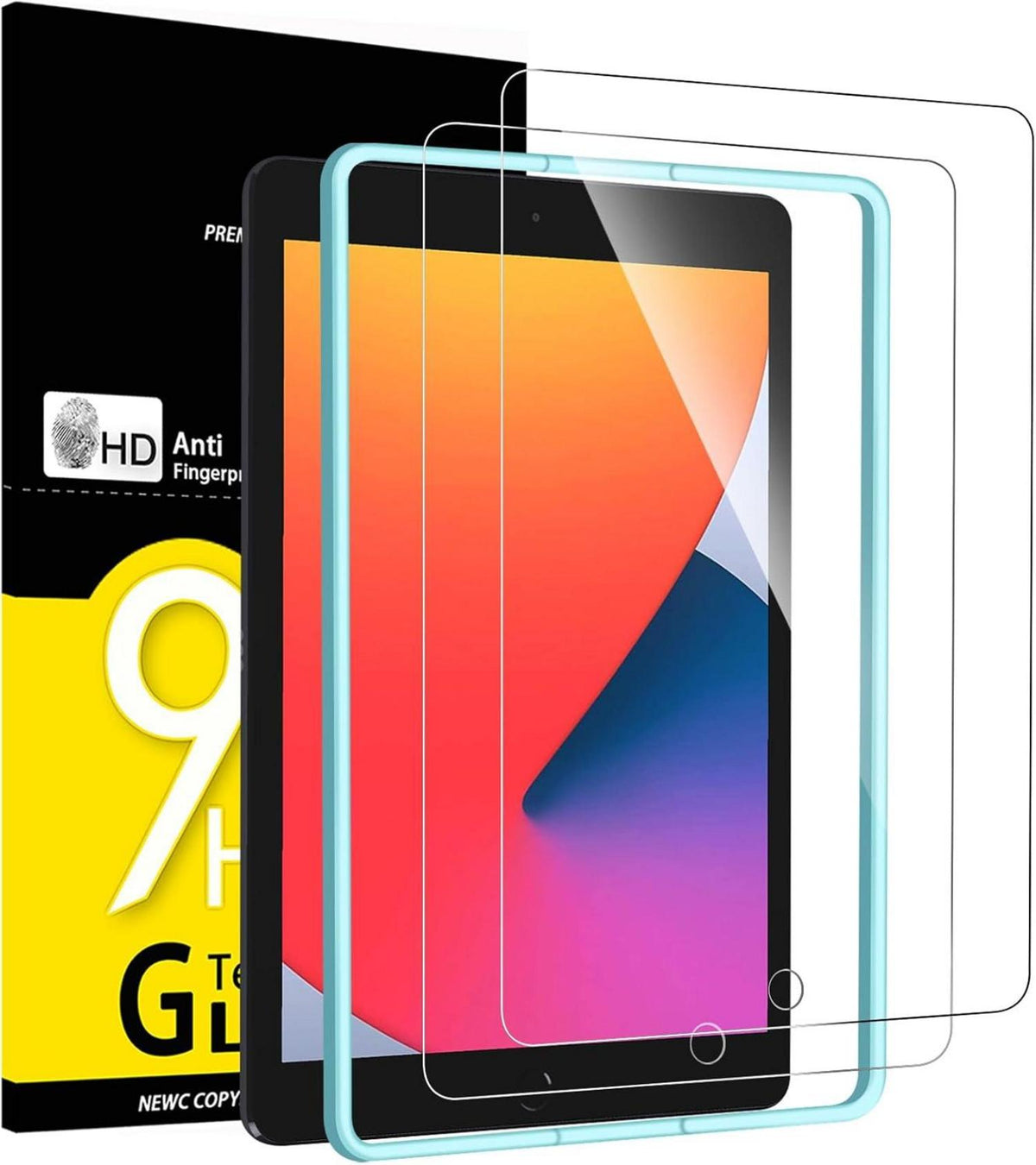 Panzer Schutz Glas iPad 10,2 9H Härte HD 0.33mm Transparent