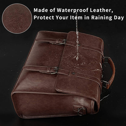 Lubardy Umhängetasche Herren Aktentasche Laptoptasche 15.6