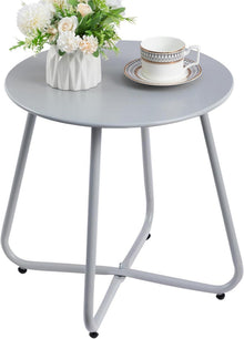 Beistelltisch Outdoor Gartentisch Balkontisch Runder Patio Kaffeetisch