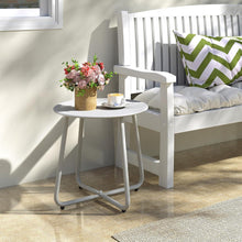 Beistelltisch Outdoor Gartentisch Balkontisch Runder Patio