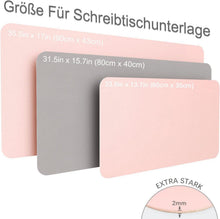 Schreibtischunterlage Büro Mauspad Doppelseitig Wasserdicht