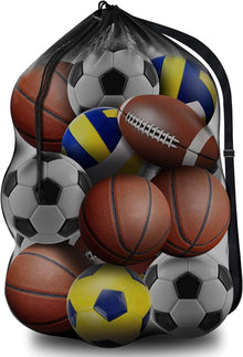 Sportballtasche aus Netzgewebe für Teamarbeit, verstellbarer