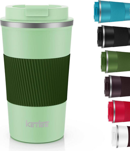 Isolierter Kaffeebecher to go 510ml Thermobecher Thermo Grün
