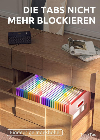 Akkordeon-Aktenordner mit 26