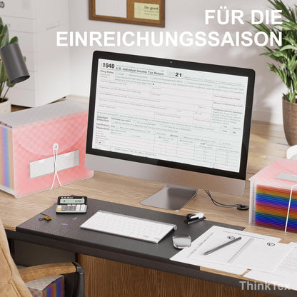 Akkordeon Aktenordner 26 Fächer erweiterbar A4 Briefgröße