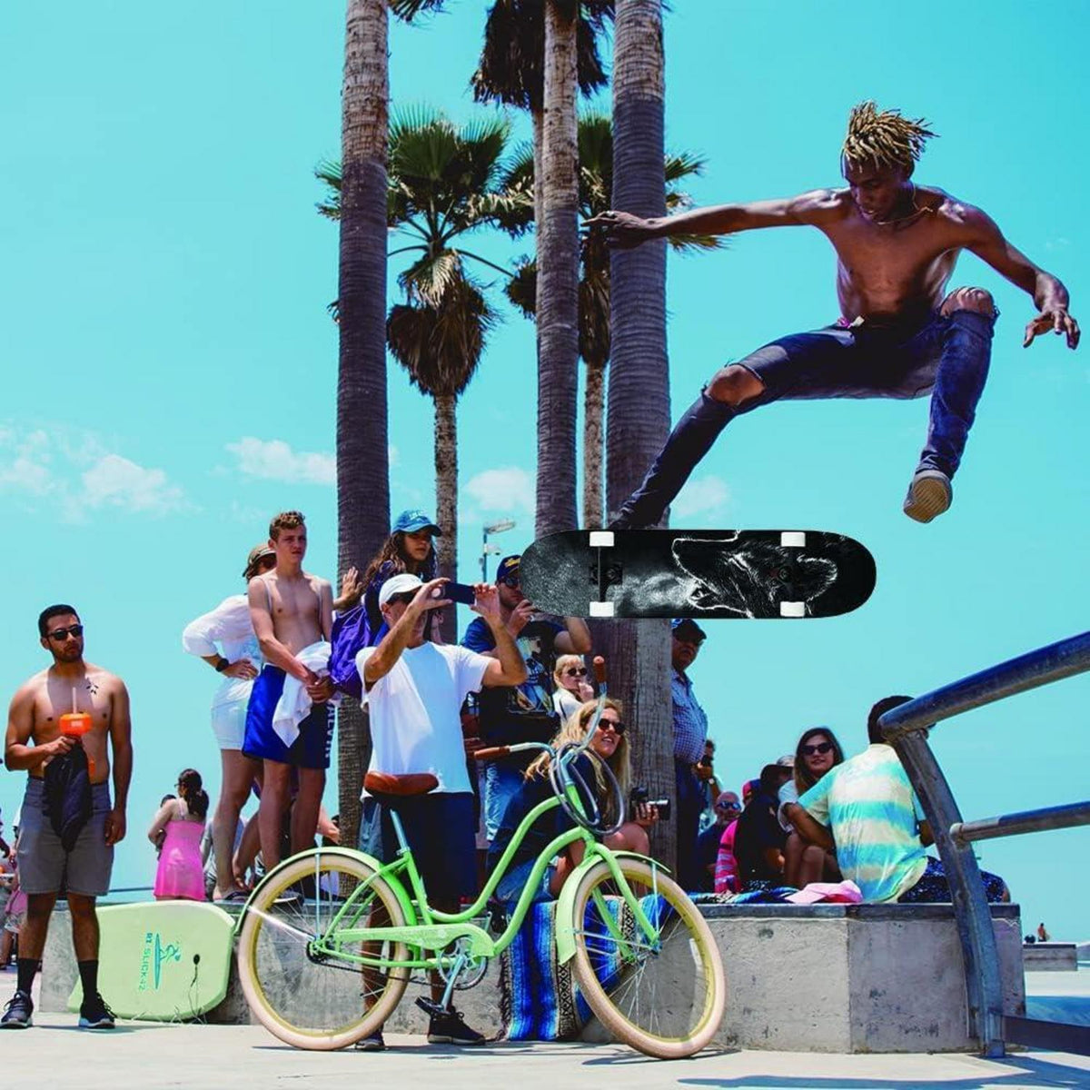 31 Zoll Skateboard – Robustes Ahornbrett für Anfänger & Profis