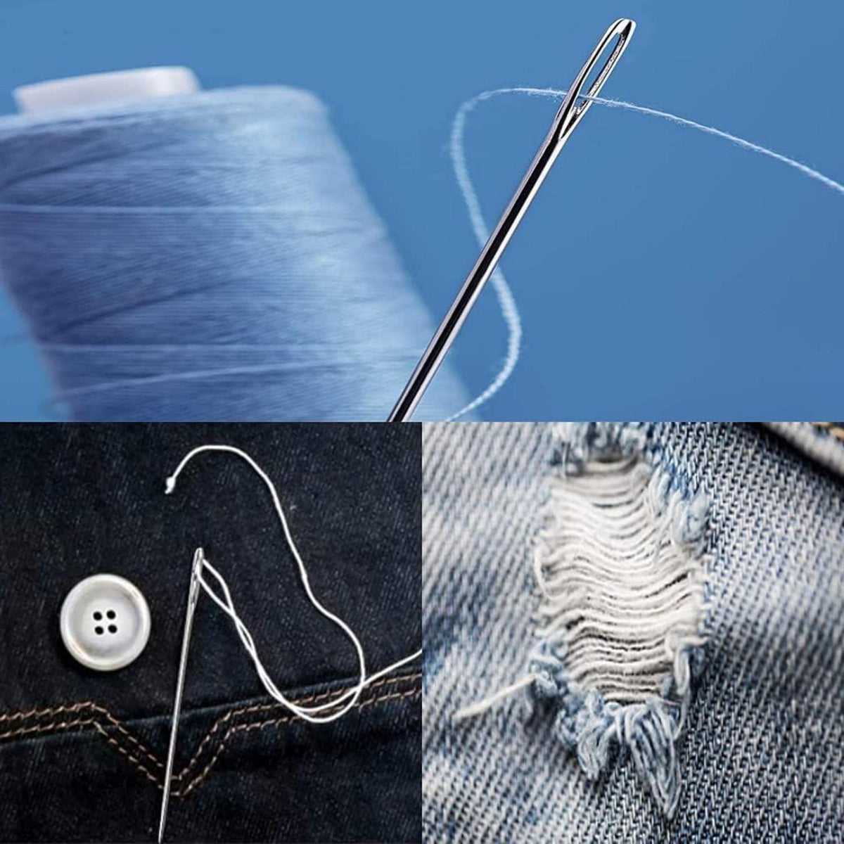 30er Set Handnägel aus Edelstahl für Nähen & Handwerk