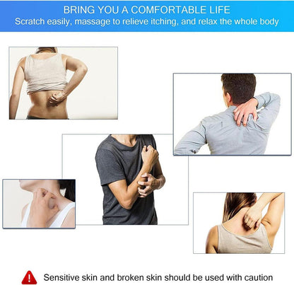 3er Set Ausziehbare Rückenkratzer mit Aufbewahrungstasche, Teleskopischer Juckreizkratzer