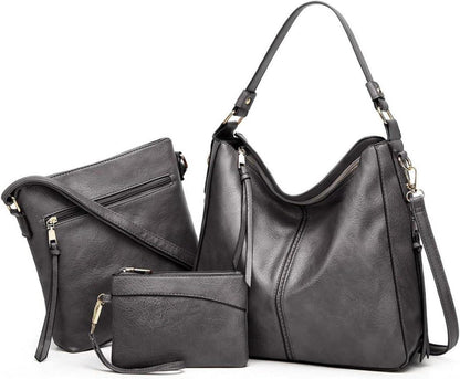 Pahajim Handtaschen und Geldbörsen Set Hobo Umhängetasche