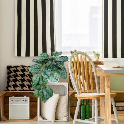 Künstliche Pflanze 45cm Topf Indoor Deko Wohnzimmer Schlafzimmer Büro