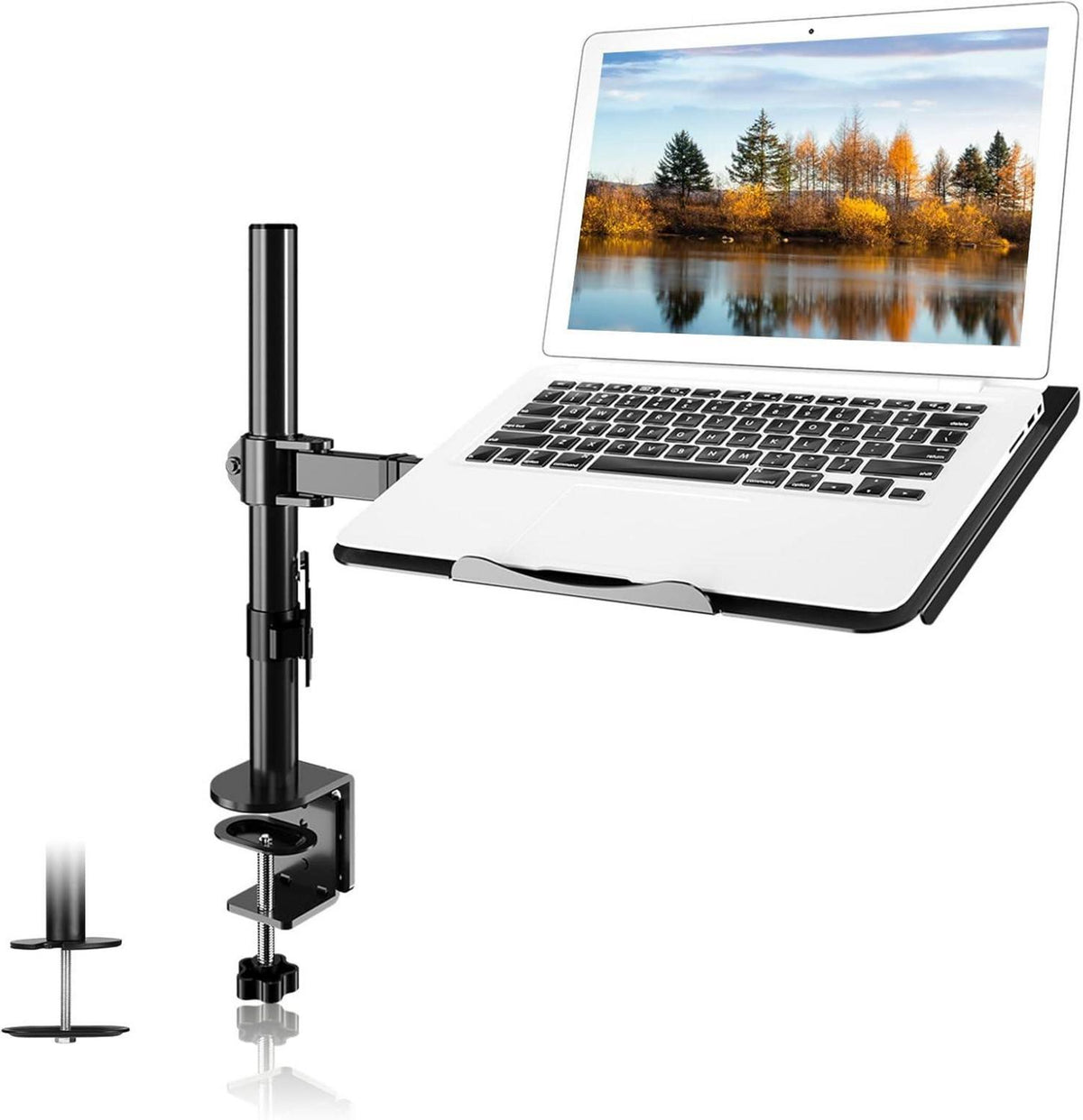Monitor Halterung mit Laptop Arm 13-27 Zoll LCD LED & bis 15.6 Zoll