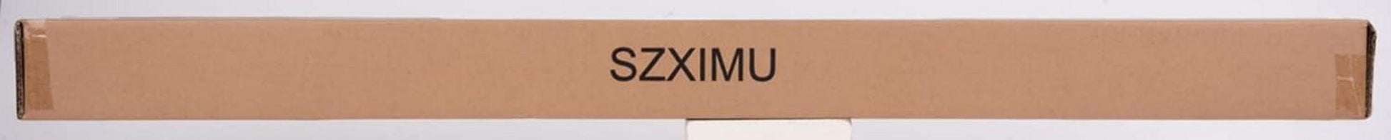 Ausziehbare Gardinenstange 122-218 cm Schwarz 16mm Metall Kürbis-Endstück