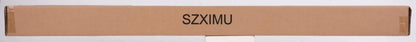 Ausziehbare Gardinenstange 122-218 cm Schwarz 16mm Metall Kürbis-Endstück
