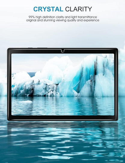 2x Gehärtete Glas Folie für Samsung Galaxy Tab A8 10,5 Zoll 2022