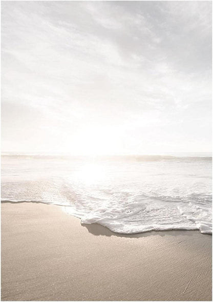 3er Poster Set Sonnenuntergang Strand Deko Wohnzimmer 21x30cm