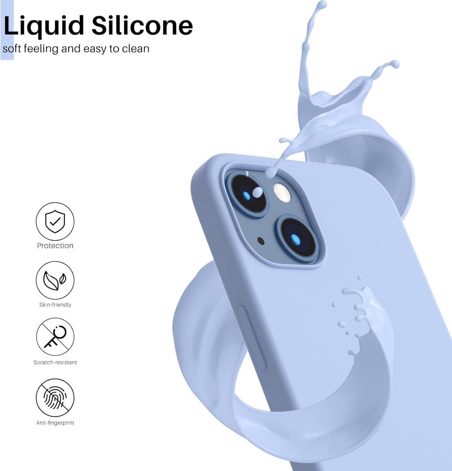 Silikon Case für iPhone 13 6,1 Zoll - Ultra Dünn, Flüssig