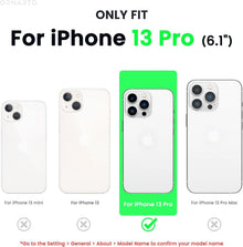 ORNARTO iPhone 13 Pro 6,1 Silikon Case Schutzhülle Flüssige