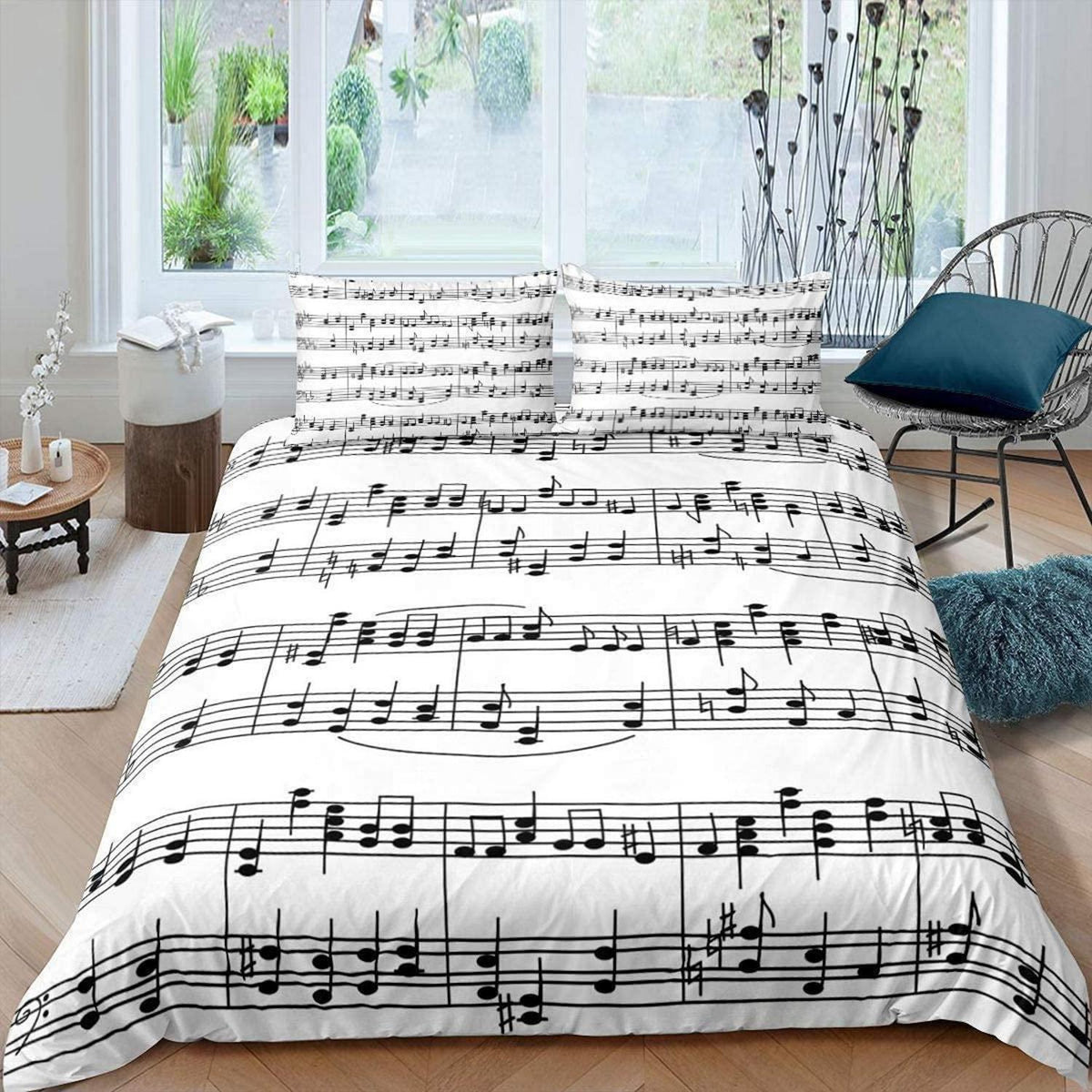 Musikthema Bettwäsche Set für Kinder – 155x220 cm
