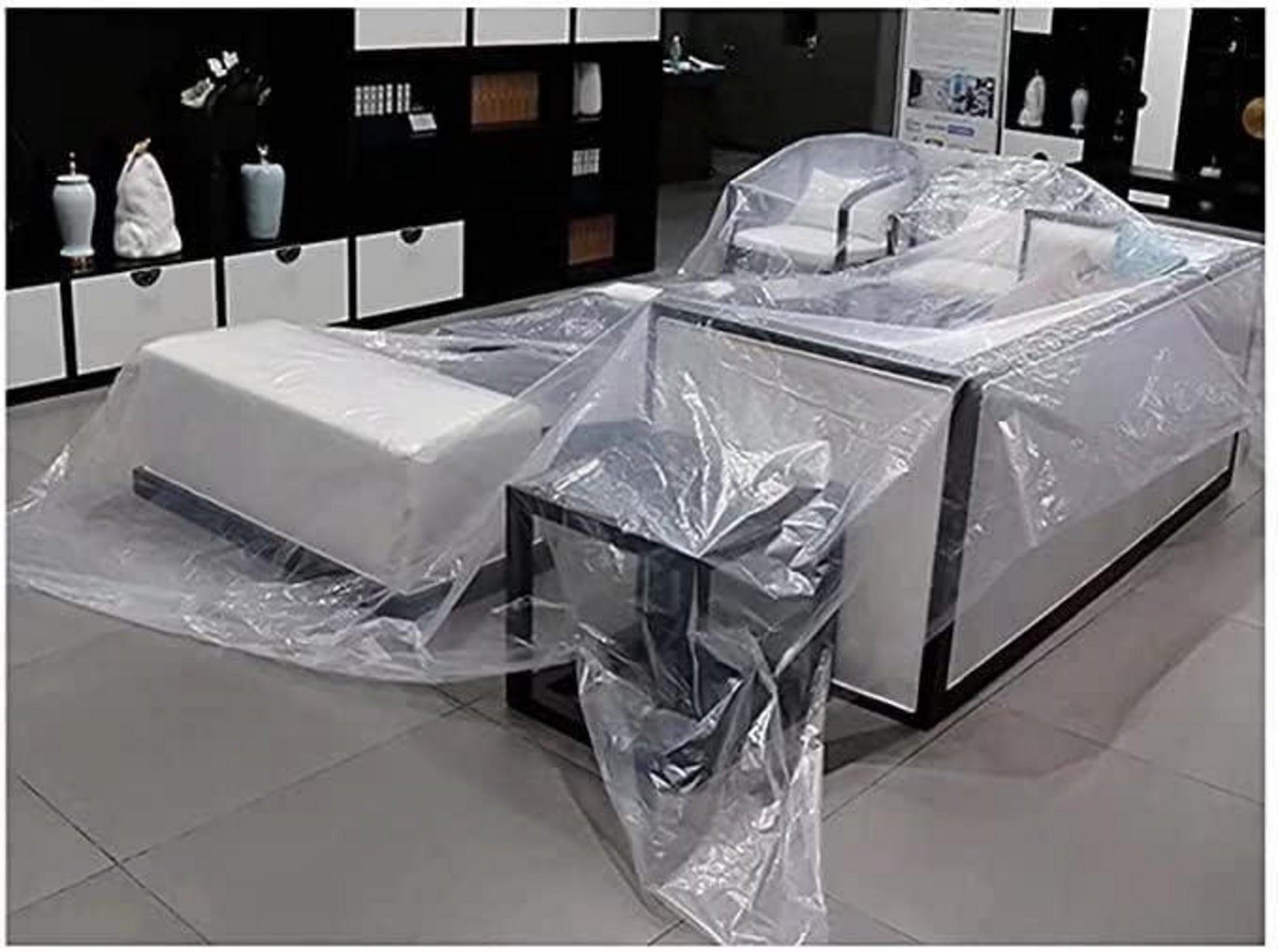 Transparente Plane Wasserdicht 3x4m mit Ösen