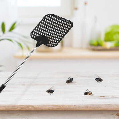 Fliegenklatsche 2 Stück Ausziehbar Pest Control Mückenschaber Wespen