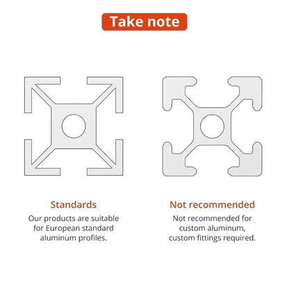Nutensteine M6 für 30er Aluminiumprofile, 100 Stück