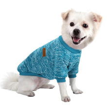 Hundepullover Blau XXL – Warmer Strickpullover für kleine Hunde