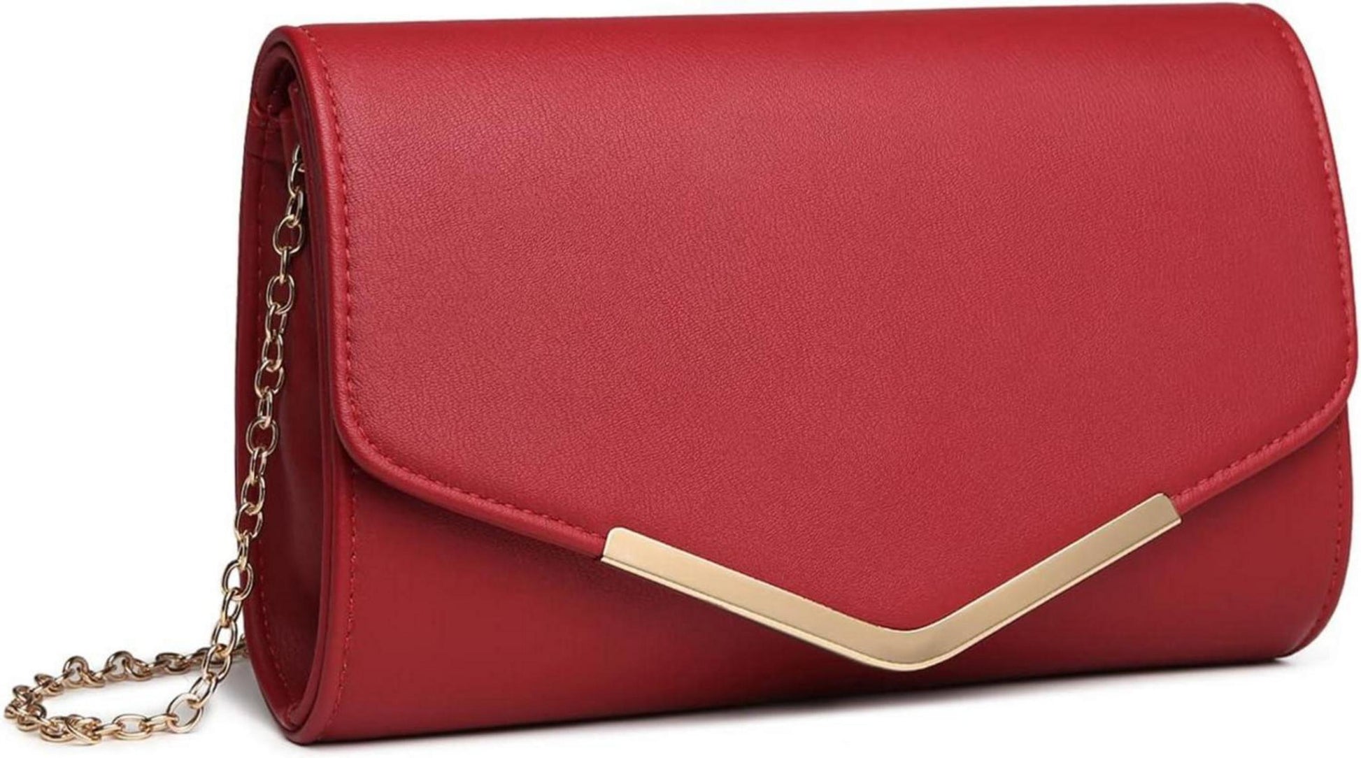 Elegante Miss Lulu Abendtasche mit Gold-Kette Magnetverschluss