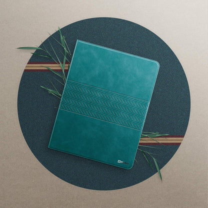 AUAUA iPad Mini 6 Hülle 2021 8.3 Zoll Ständer Cover, Stifthalter, Auto Sleep/Wake, Veganes Leder - Grün