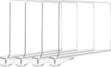 Acryl Regalteiler 4er Set transparent verstellbar Organizer