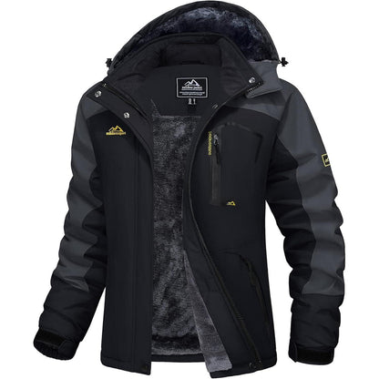 Damen Winterjacke mit Fleece, wasserdicht, atmungsaktiv