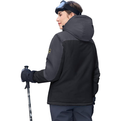 Damen Winterjacke mit Fleece, wasserdicht, atmungsaktiv