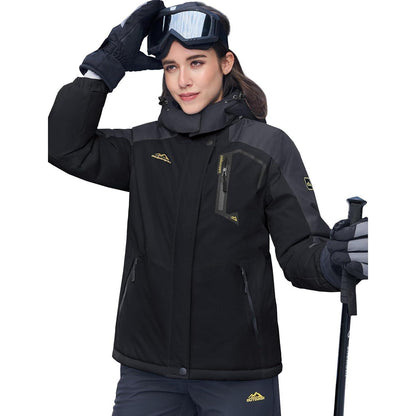 Damen Winterjacke mit Fleece, wasserdicht, atmungsaktiv