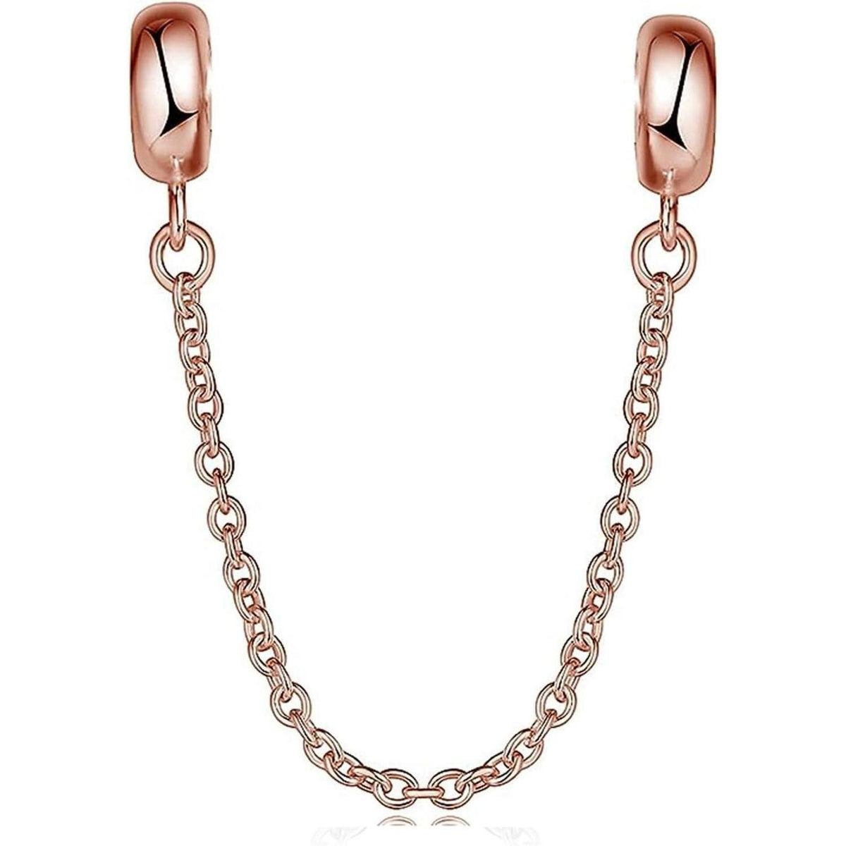 Sterling Silber Charm Stopper für Armbänder Rosegold