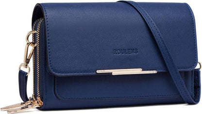 Kleine Handy Umhängetasche PU Leder Crossbody Schultertasche