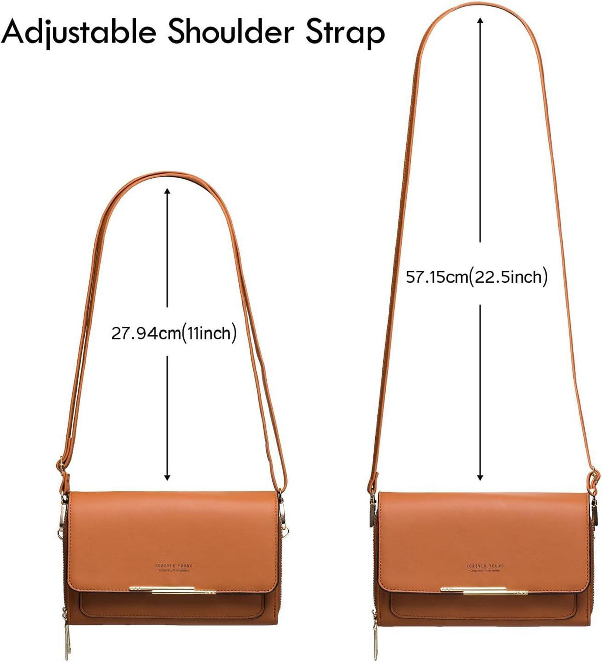 Kleine Damen Handy Umhängetasche PU Leder Crossbody Schultertasche Blau