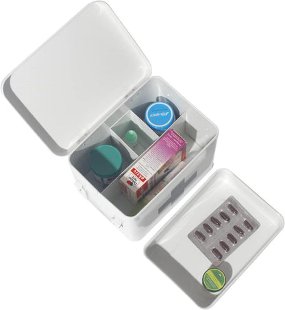 Medizin Box Metall Erste Hilfe Koffer Schrank Retro
