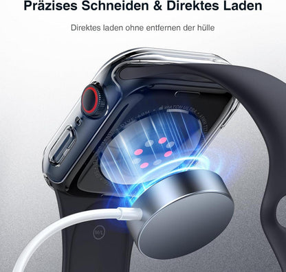 2er Set Schutzhülle für Apple Watch Series 9/8/7 45mm
