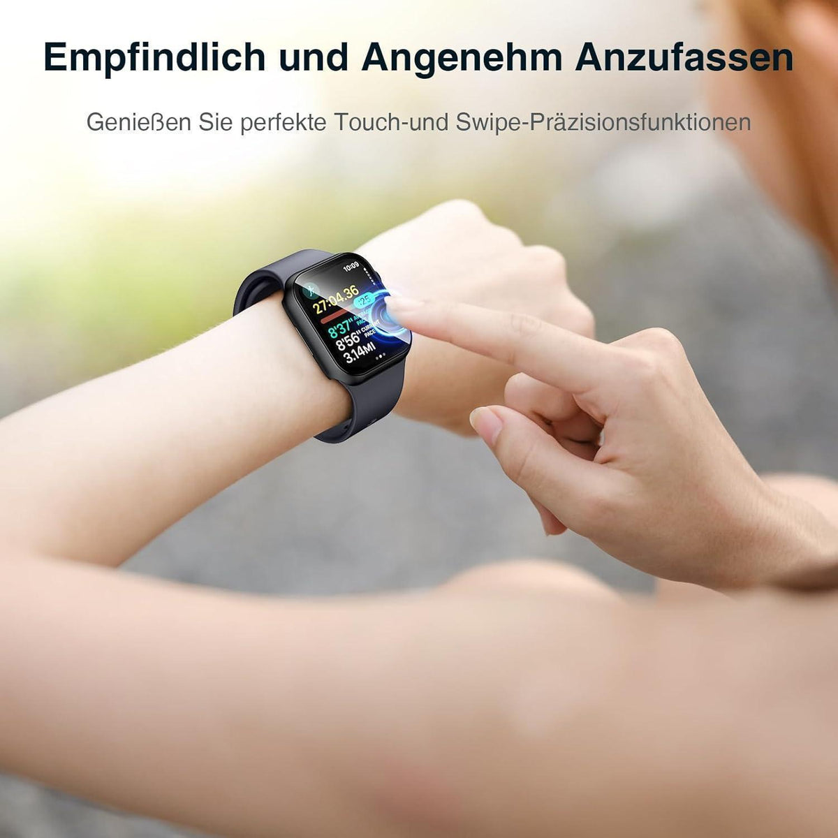 Schutzhülle Apple Watch Series 9/8/7 45mm - Kratzfest & Klar