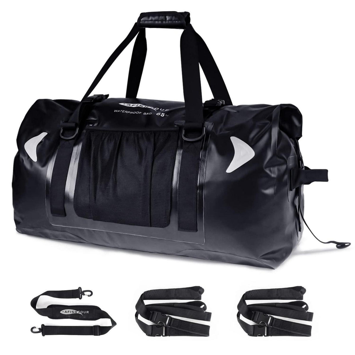 65L Wasserdichte Duffelbag – Reisetasche für Motorrad, Kajak & Boot