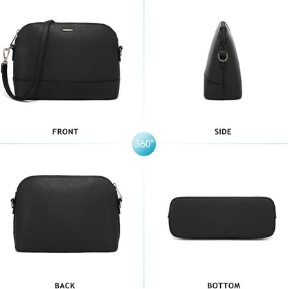 4-teiliges LOVEVOOK Schwarz Damen Handtaschen Set für Geschenk