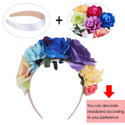 SIQUK Satin Haarreifen für Frauen und Mädchen, 16 Farben, 2.54 cm