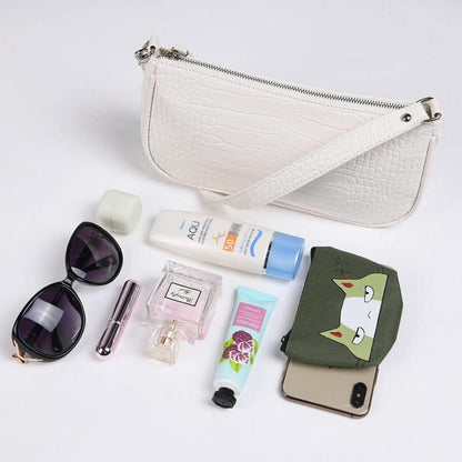 Umhängetasche Krokoprägung Retro Classic Damen Handtasche