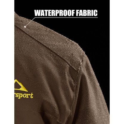 Herren Fleecejacke Winter Warm Gefüttert Winddicht Wasserdicht Jacke 3XL