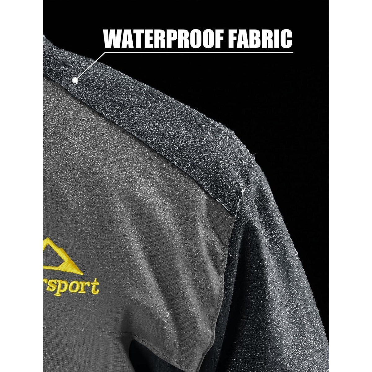 Herren Fleecejacke Winter Warm Gefüttert Winddicht Wasserdicht XXL
