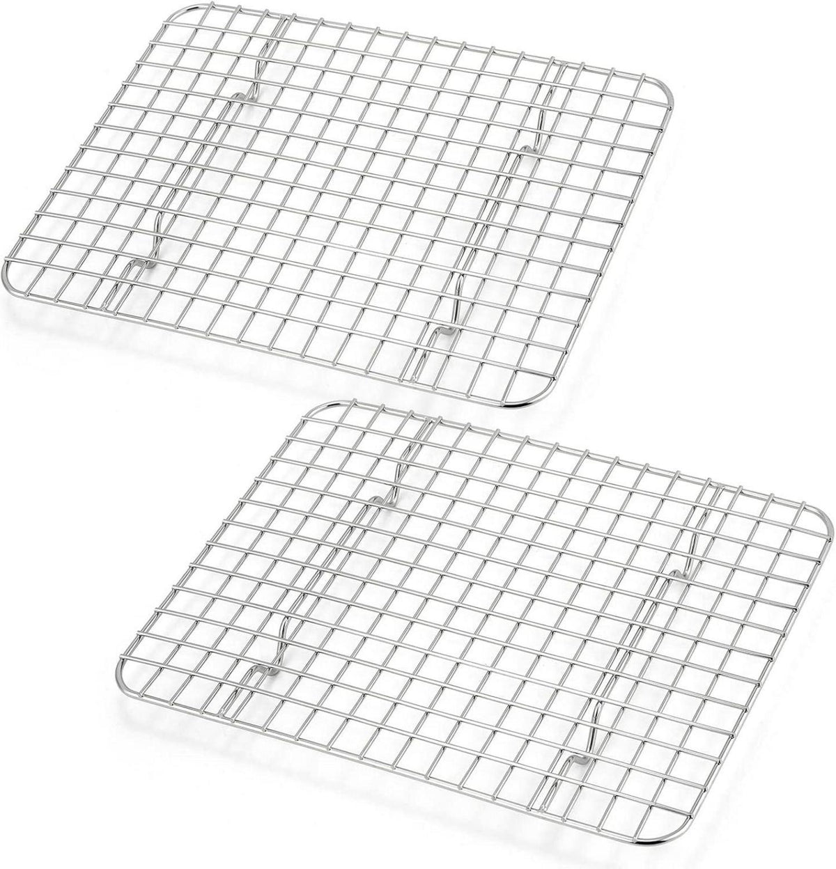 Abkühlgitter Set aus Edelstahl für Backen Grillen Kühlen 29,8cm*22,7cm