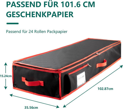 Geschenkpapier Aufbewahrungstasche Organizer Oxford-Gewebe 102x35x15 cm